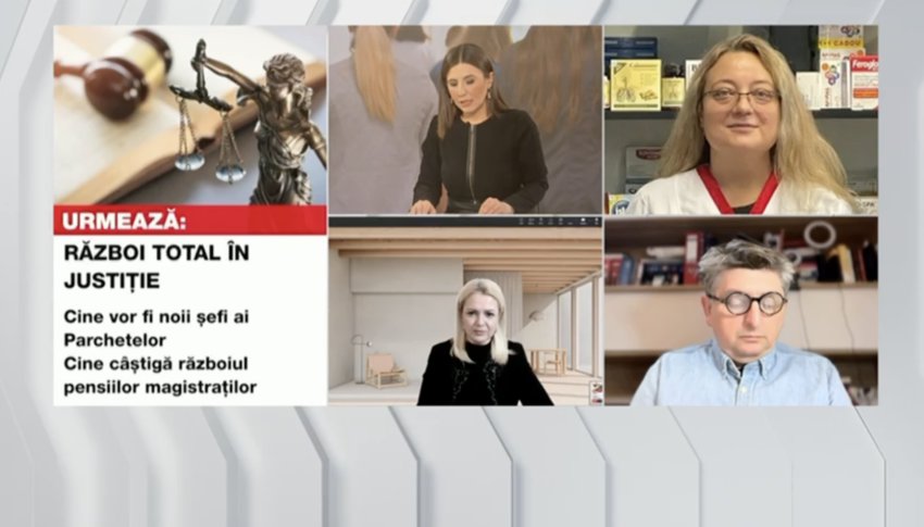 Intervenție Vihocencu Magdalena, președintele Patronatul Farmaciilor Independente, la emisiunea News Pass (B1 TV)